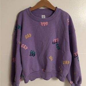 GAP Girl Purple Sweatshirt